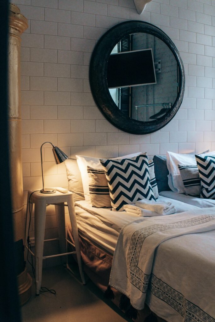 Hang Mirrors to Create Space and Light Decorate Your Room with Simple Things for minimalist design