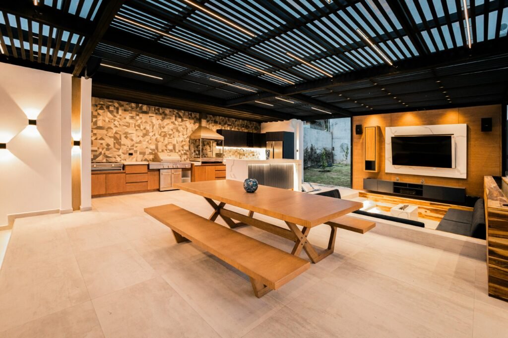 Open-Air Kitchens and Dining Areas exterior design ideas
